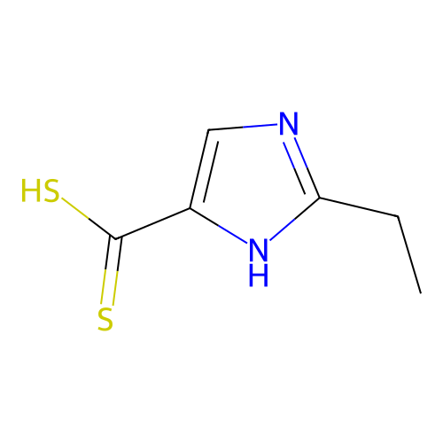2-Ethyl-1H-imidazole-4-carbodithioic acid structure