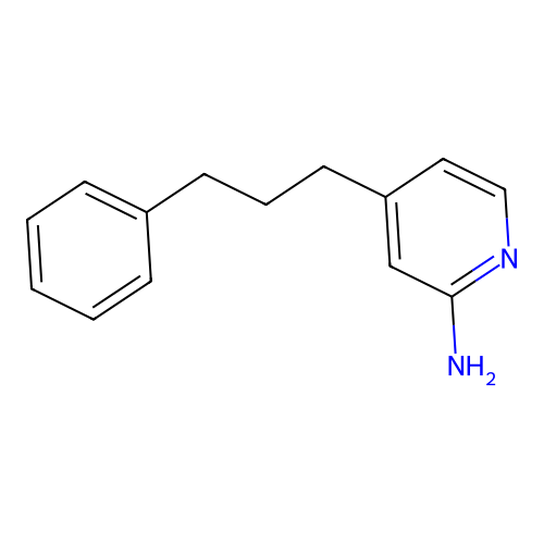 4-(3-Phenylpropyl)pyridin-2-amine structure