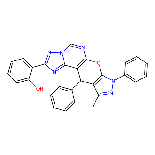 C28H20N6O2 structure