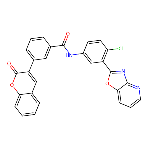 C28H16ClN3O4 structure