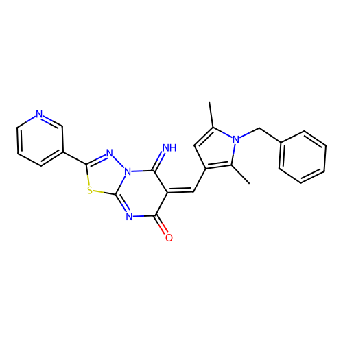 C24H20N6OS structure