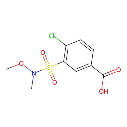 4-Chloro-3-(methoxy(methyl)sulfamoyl)benzoic acid structure