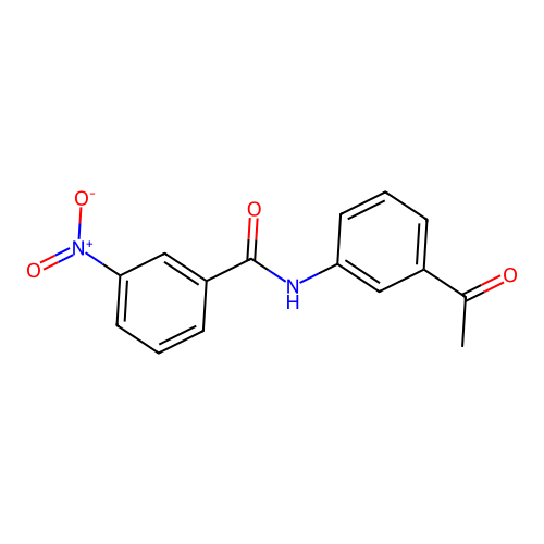 N-(3-acetylphenyl)-3-nitrobenzamide structure
