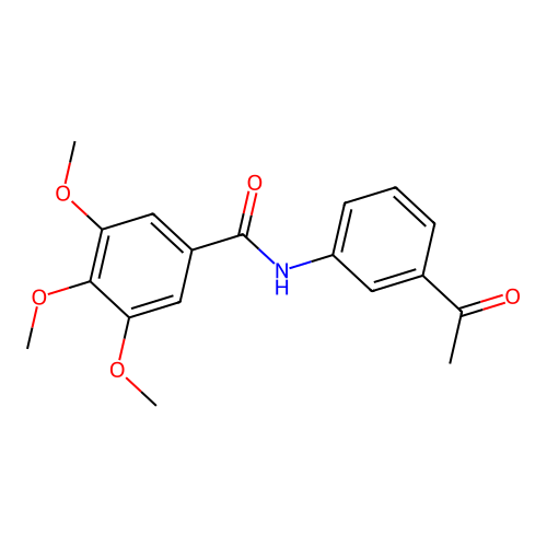 N-(3-乙酰基苯基)-3,4,5-三甲氧基苯甲酰胺 structure