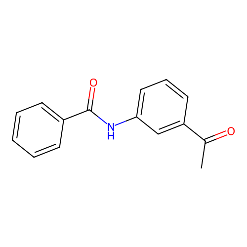 N-(3-acetylphenyl)benzamide structure
