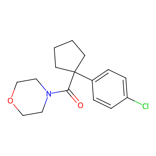 [1-(4-Chloro-phenyl)-cyclopentyl]-morpholin-4-yl-methanone structure