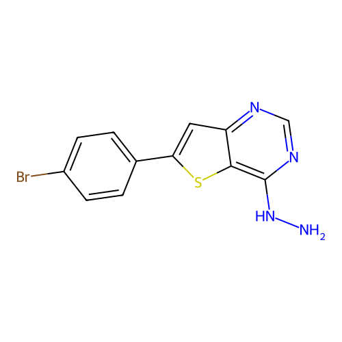 6-(4-Bromophenyl)-4-hydrazinylthieno[3,2-d]pyrimidine structure