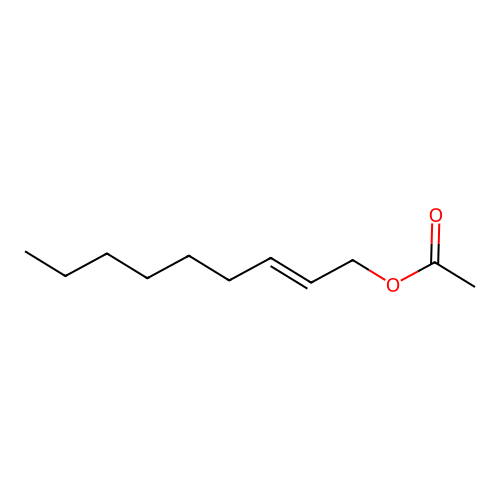 2-Nonenyl acetate, (2E)- structure