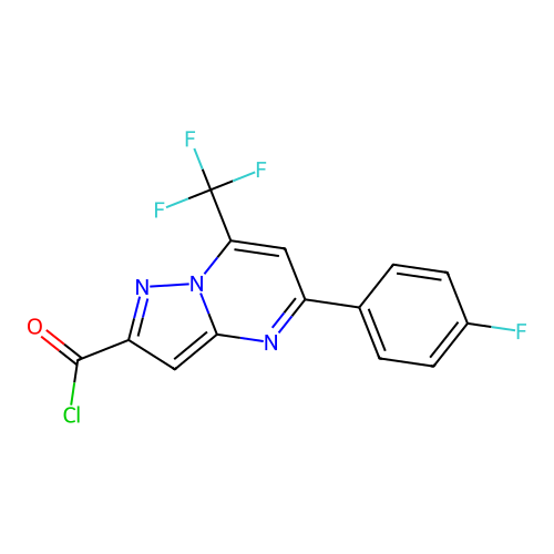 C14H6ClF4N3O structure