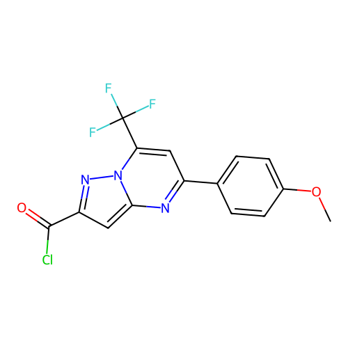 C15H9ClF3N3O2 structure