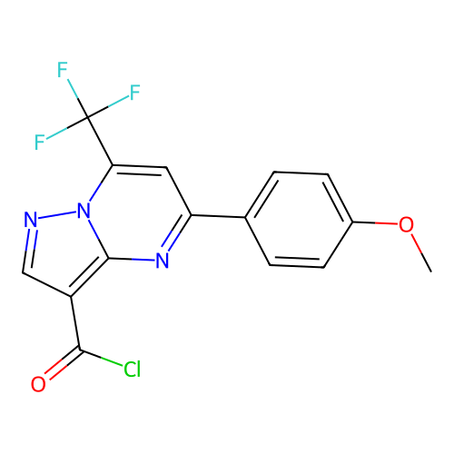 C15H9ClF3N3O2 structure