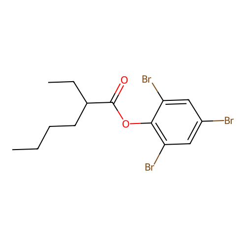 2,4,6-Tribromophenyl 2-ethylhexanoate structure