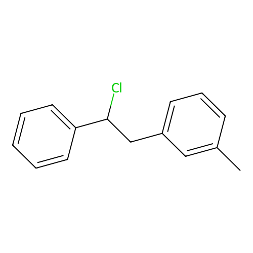 Benzene, 1-(2-chloro-2-phenylethyl)-3-methyl- structure