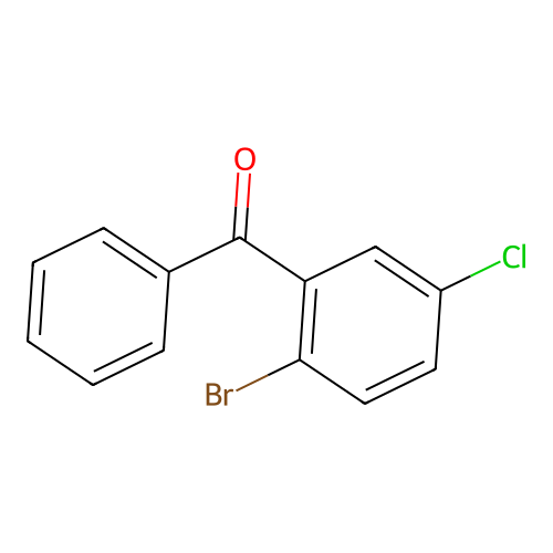(2-Bromo-5-chlorophenyl)(phenyl)methanone structure