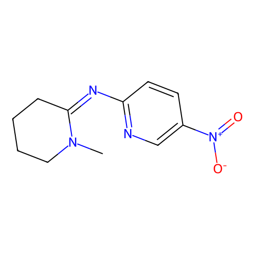 N-(1-Methyl-2-piperidinylidene)-5-nitro-2-pyridinamine structure