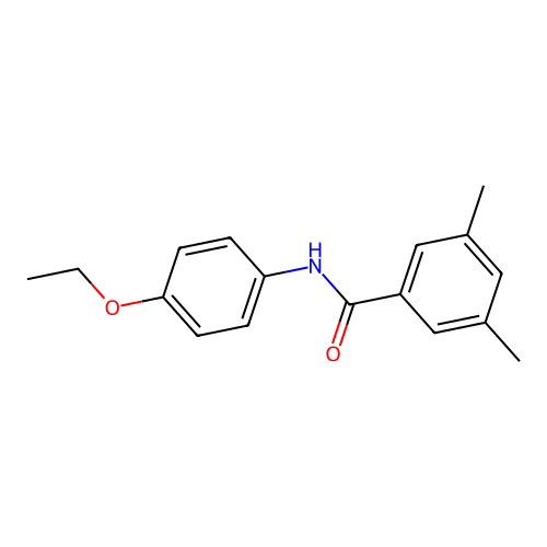 N-(4-ethoxyphenyl)-3,5-dimethylbenzamide structure