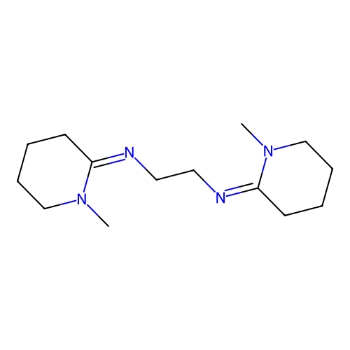 N,N'-Bis(1-methyl-2-piperidinylidene)-1,2-ethanediamine structure