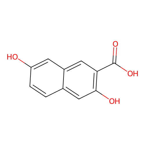 3,7-Dihydroxy-2-naphthoic Acid structure