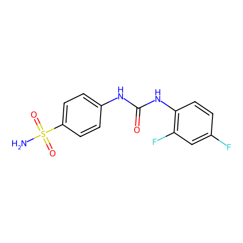 1-(2,4-Difluorophenyl)-3-(4-sulfamoylphenyl)urea structure