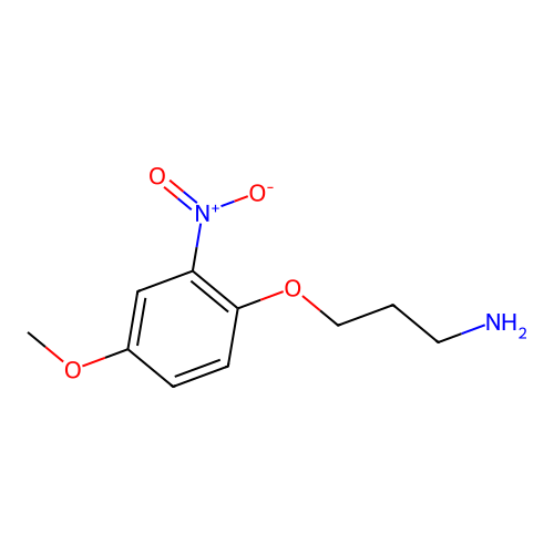 3-(4-Methoxy-2-nitrophenoxy)propan-1-amine structure
