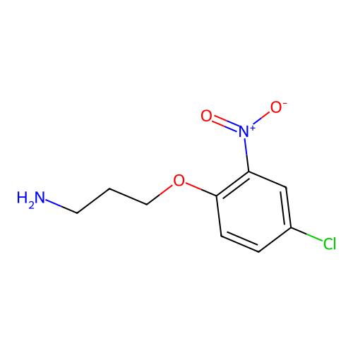 3-(4-Chloro-2-nitrophenoxy)propan-1-amine structure