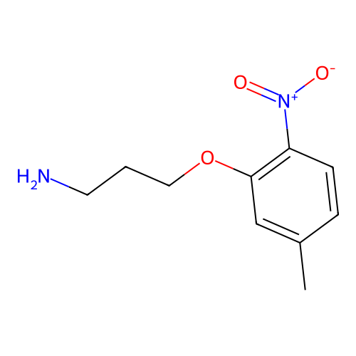3-(5-Methyl-2-nitrophenoxy)propan-1-amine structure