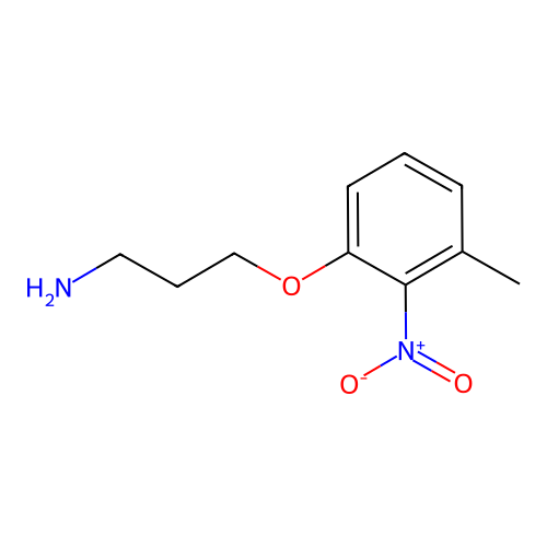 3-(3-Methyl-2-nitrophenoxy)propan-1-amine structure