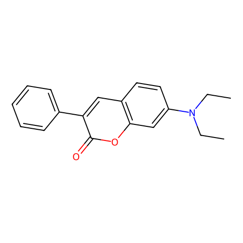 7-(Diethylamino)-3-phenyl-2H-chromen-2-one structure