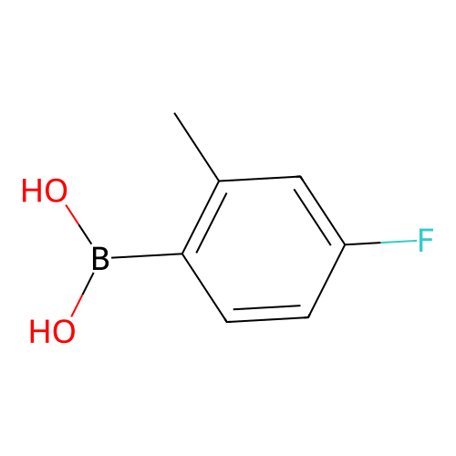 (4-Fluoro-2-methylphenyl)boronic acid structure