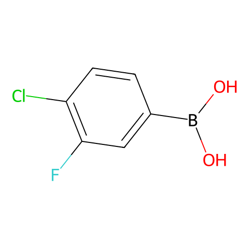 4-Chloro-3-fluorophenylboronic Acid structure
