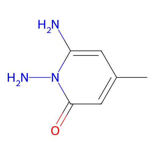 1,6-Diamino-4-methyl-1,2-dihydropyridin-2-one structure
