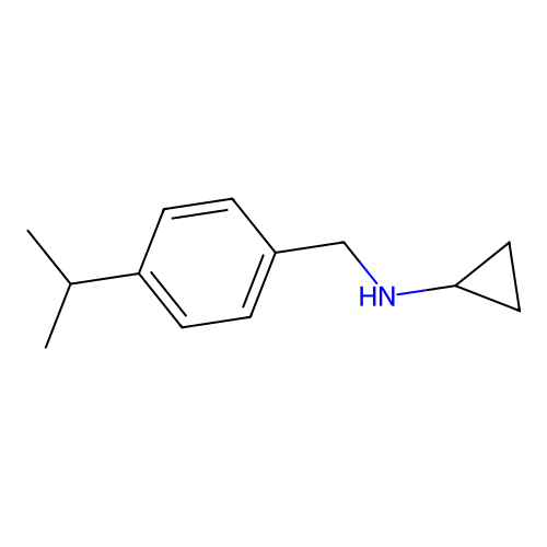 N-(4-isopropylbenzyl)cyclopropanamine structure