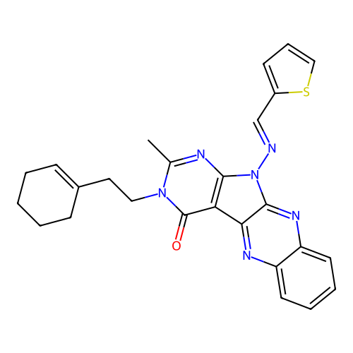 C26H24N6OS structure
