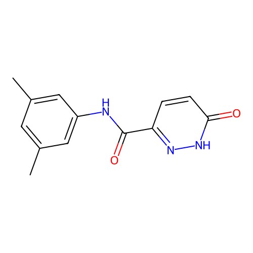 N-(3,5-dimethylphenyl)-6-oxo-1,6-dihydropyridazine-3-carboxamide structure