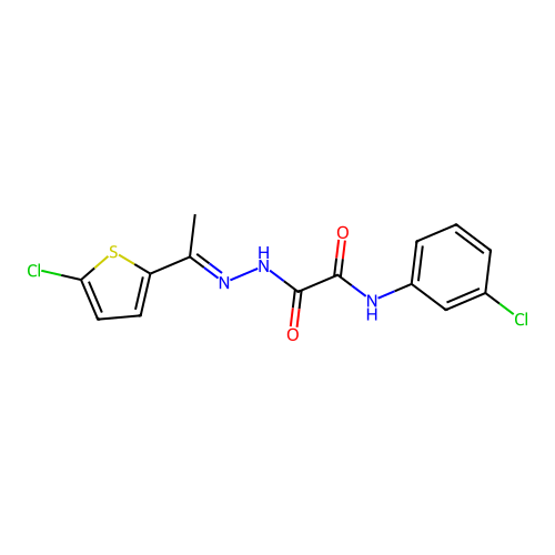 C14H11Cl2N3O2S structure