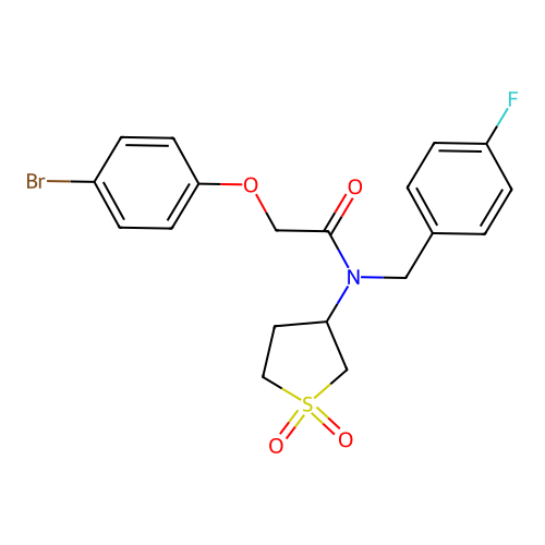 C19H19BrFNO4S structure