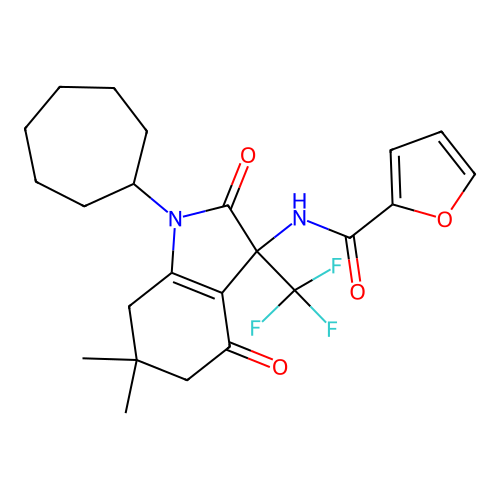 C23H27F3N2O4 structure