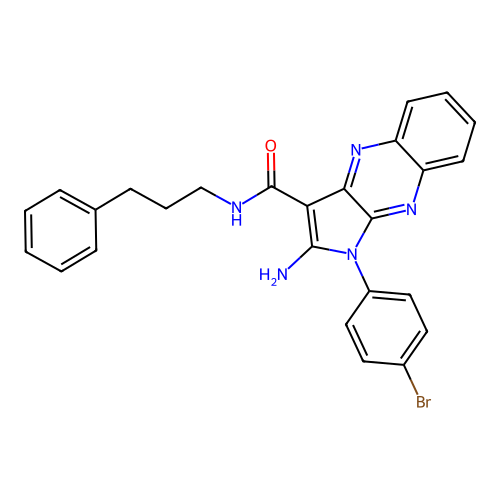 C26H22BrN5O structure