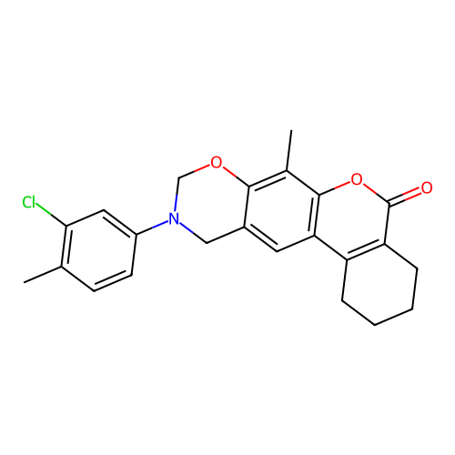 C23H22ClNO3 structure