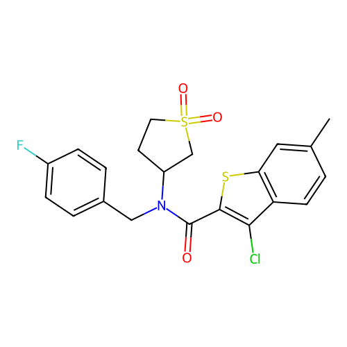 C21H19ClFNO3S2 structure