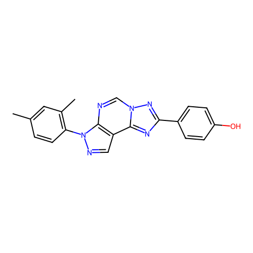 C20H16N6O structure