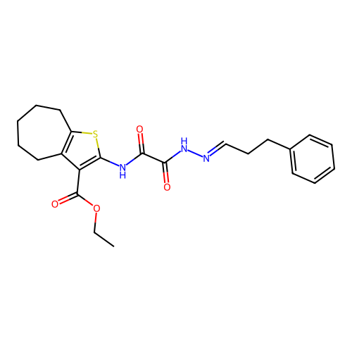 C23H27N3O4S structure