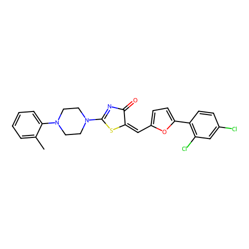 C25H21Cl2N3O2S structure