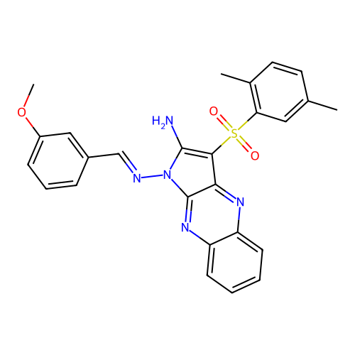 C26H23N5O3S structure