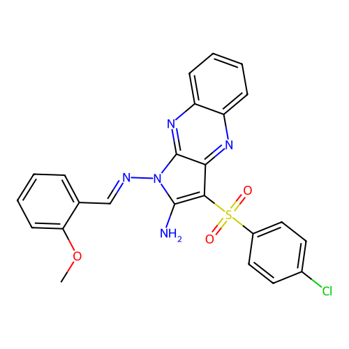 C24H18ClN5O3S structure