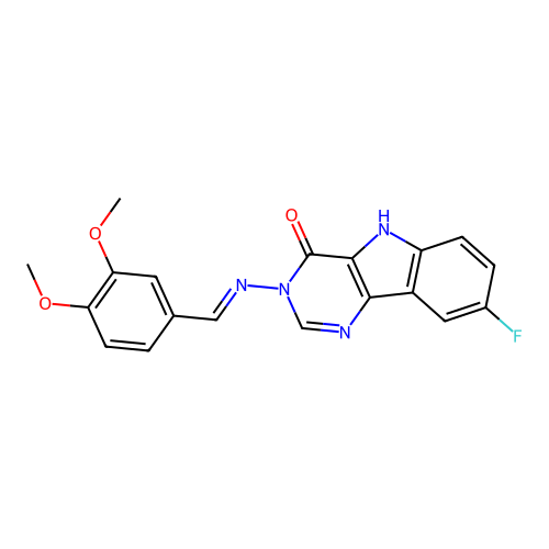 C19H15FN4O3 structure