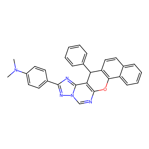 C30H23N5O structure