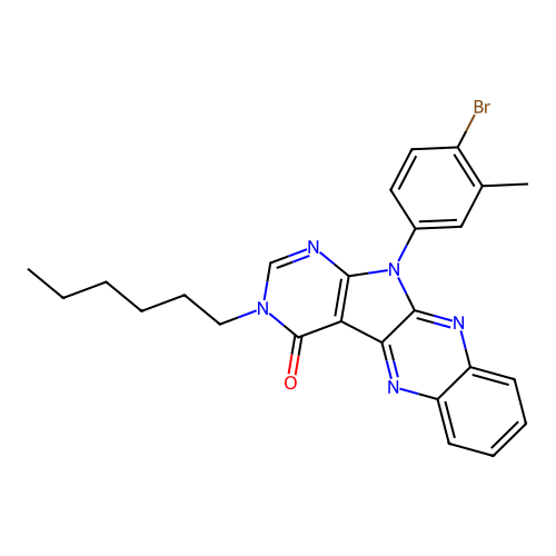 C25H24BrN5O structure
