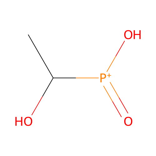 Phosphinic acid, (1-hydroxyethyl)- structure