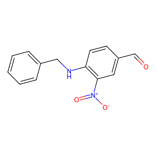 4-Benzylamino-3-nitrobenzaldehyde structure